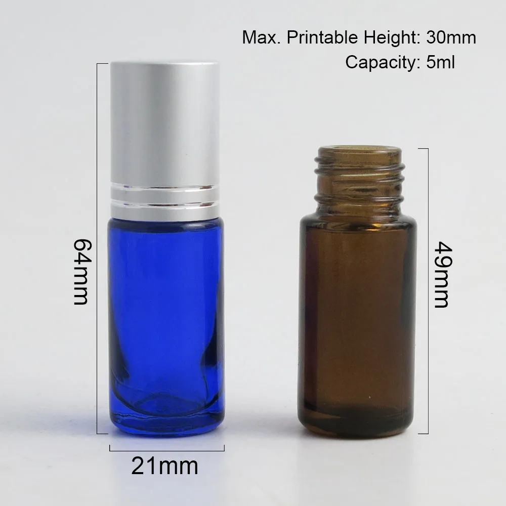 360 x 5ml Natural Blue Amber Small Glass Roll On Bottle With Plastic Lid Perfume Sample Containers Essential Oil Roller Bottles
360 x 5ml Natural Blue Amber Small Glass Roll On Bottle With Plastic Lid Perfume Sample Containers Essential Oil Roller Bottles
