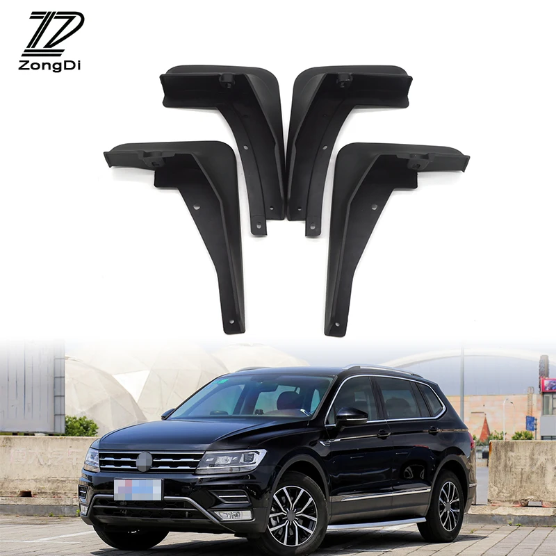 

Автомобильные передние и задние брызговики ZD, для VW Tiguan 2 Mk2 2016 2017 2018, аксессуары, брызговики для стайлинга автомобиля, 1 комплект/4 шт., защита от брызг