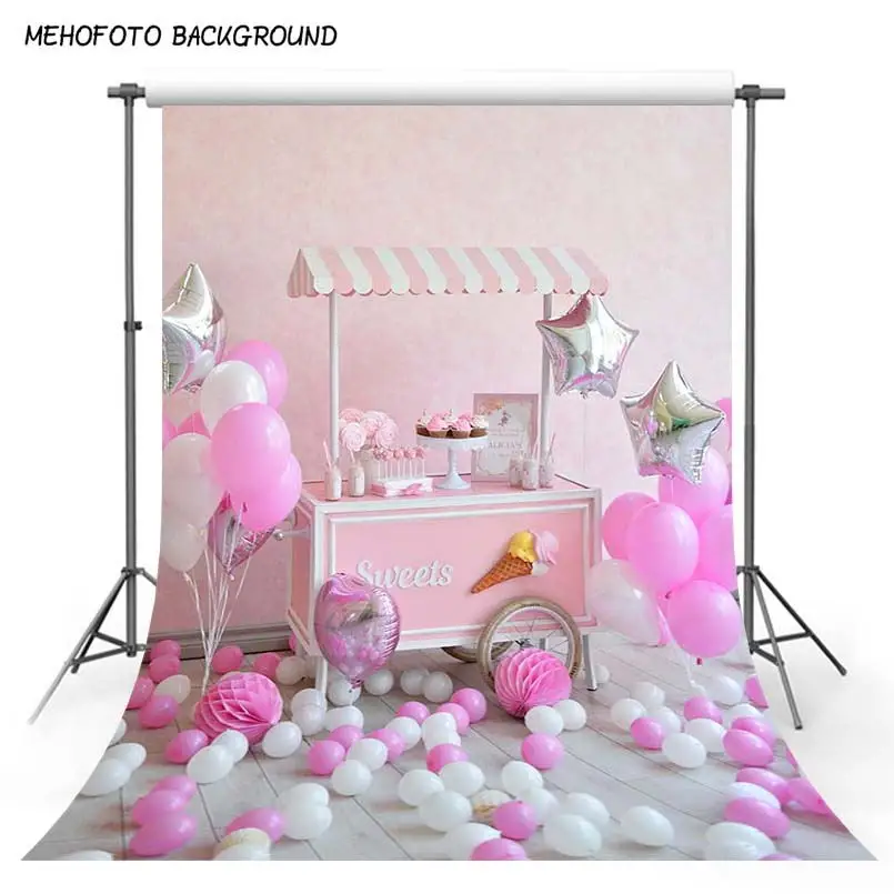 Pink and White Balloons Vinyl Backdrops for Photography 5x7ft Pink Ice Cream Car Photographic Background for Kids Birthday Party
Pink and White Balloons Vinyl Backdrops for Photography 5x7ft Pink Ice Cream Car Photographic Background for Kids Birthday Party