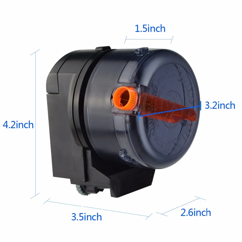 Saim Battery-Operated Automatic Fish Feeder for Tank Pond Auto Timer Pet Food Feeder Aquarium Auto Feeder Accessories
Saim Battery-Operated Automatic Fish Feeder for Tank Pond Auto Timer Pet Food Feeder Aquarium Auto Feeder Accessories