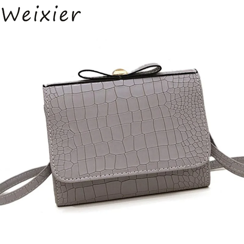 WEIXIER 2019 женская сумка-мессенджер, мини сумка-крокодил, сумки на плечо с бантом, сумка-Кроссбоди с откидной крышкой для женщин, женская сумка
WEIXIER 2019 женская сумка-мессенджер, мини сумка-крокодил, сумки на плечо с бантом, сумка-Кроссбоди с откидной крышкой для женщин, женская сумка