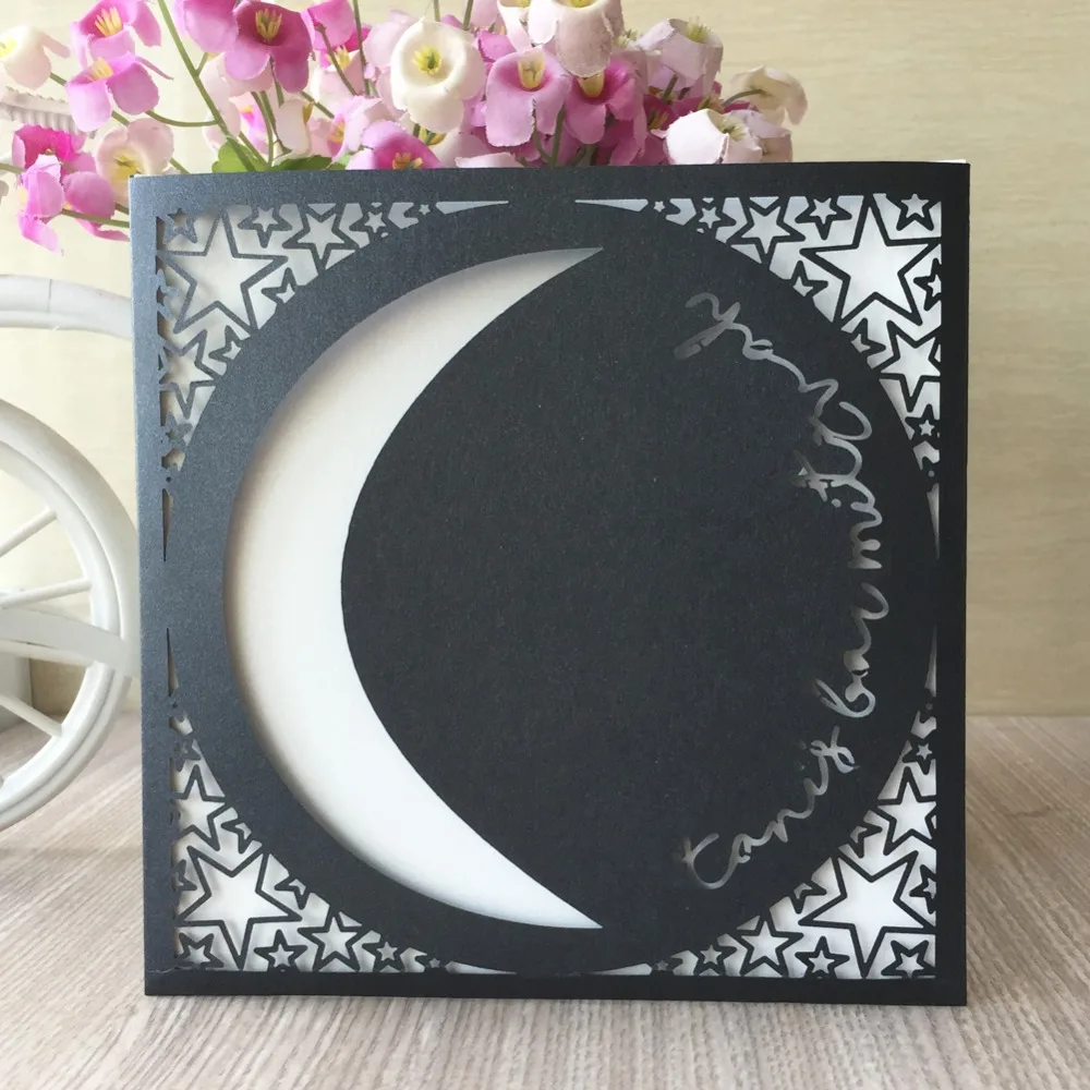 100pcs/lot Exquisite Customised Design Hollow Ramadan Moon Birthday Party Wedding Invitation Anniversary Grand Event Pocket Card
100pcs/lot Exquisite Customised Design Hollow Ramadan Moon Birthday Party Wedding Invitation Anniversary Grand Event Pocket Card