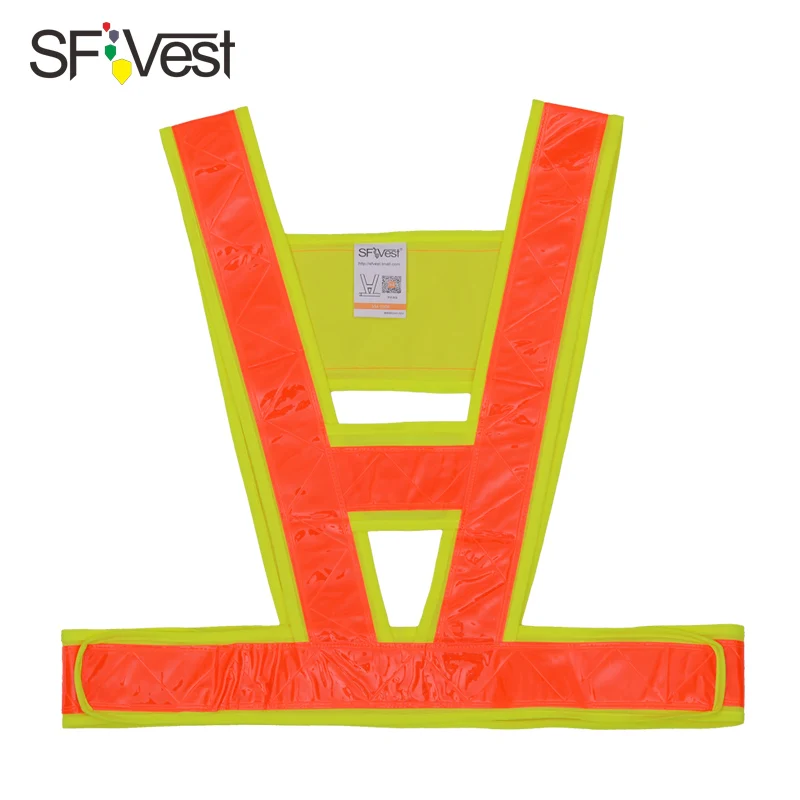 

SFVest Hi Vis mens womens unisex reflective Security vest company logo printing safety vest traffic waistcoat free shipping