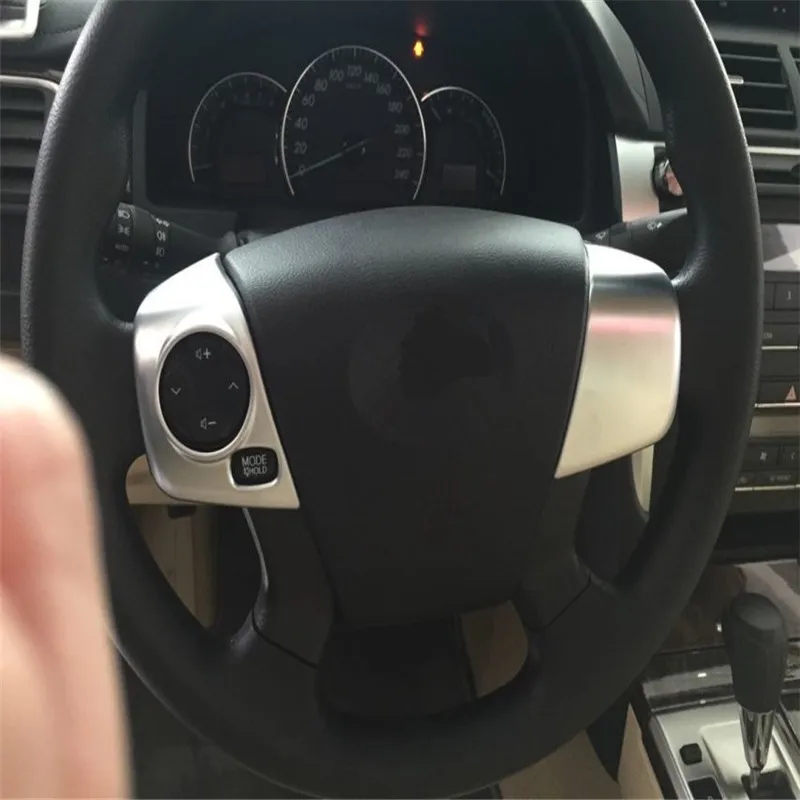 WELKINRY car auto cover styling For Toyota Camry XV50 2013 2014 2015 2016 2017 ABS chrome steering wheel button knob trim
WELKINRY car auto cover styling For Toyota Camry XV50 2013 2014 2015 2016 2017 ABS chrome steering wheel button knob trim