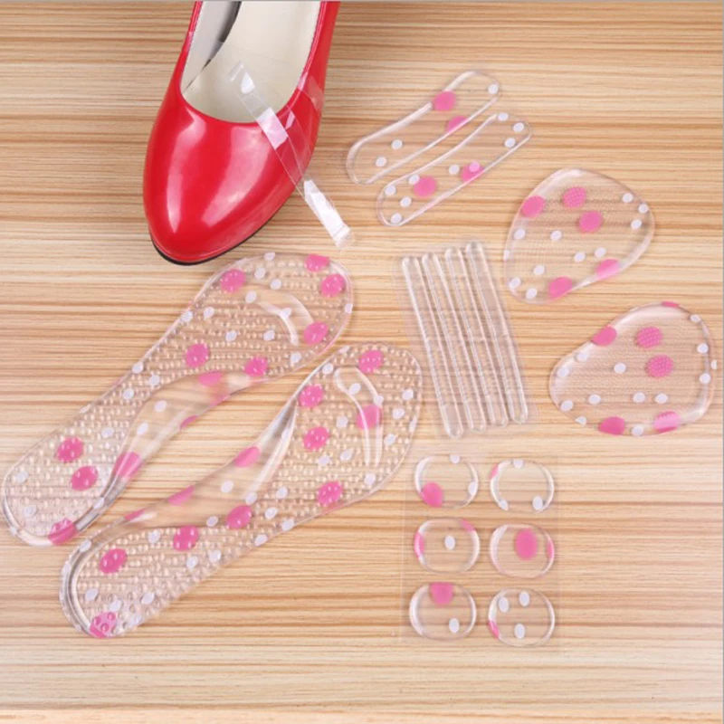 High Heel Set Of 6 Invisible PU Forefoot Pad Heel Stick Seven-Point Pad Thin Shoe Strap Free Stickers Insole Set
High Heel Set Of 6 Invisible PU Forefoot Pad Heel Stick Seven-Point Pad Thin Shoe Strap Free Stickers Insole Set