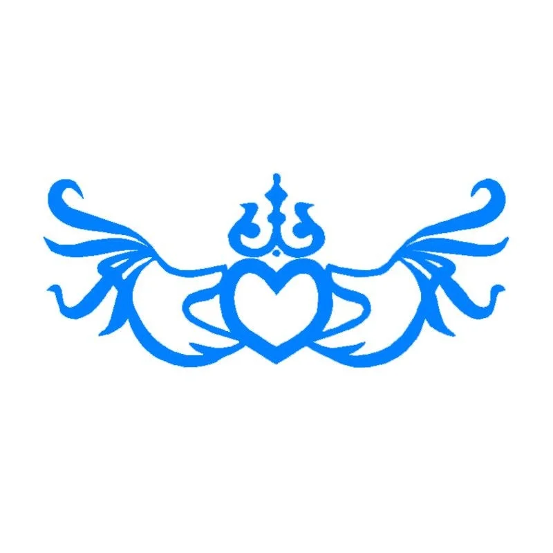 8x18 см Claddagh ирландское Окно Наклейка Обложка тела мультфильм виниловые наклейки |