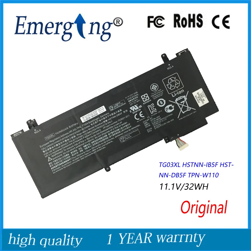 11,1 В 32WH новый оригинальный аккумулятор для ноутбука HP Split X2 13-F 13-F010DX TG03XL TPN-W110 HSTNN-IB5F
11,1 В 32WH новый оригинальный аккумулятор для ноутбука HP Split X2 13-F 13-F010DX TG03XL TPN-W110 HSTNN-IB5F