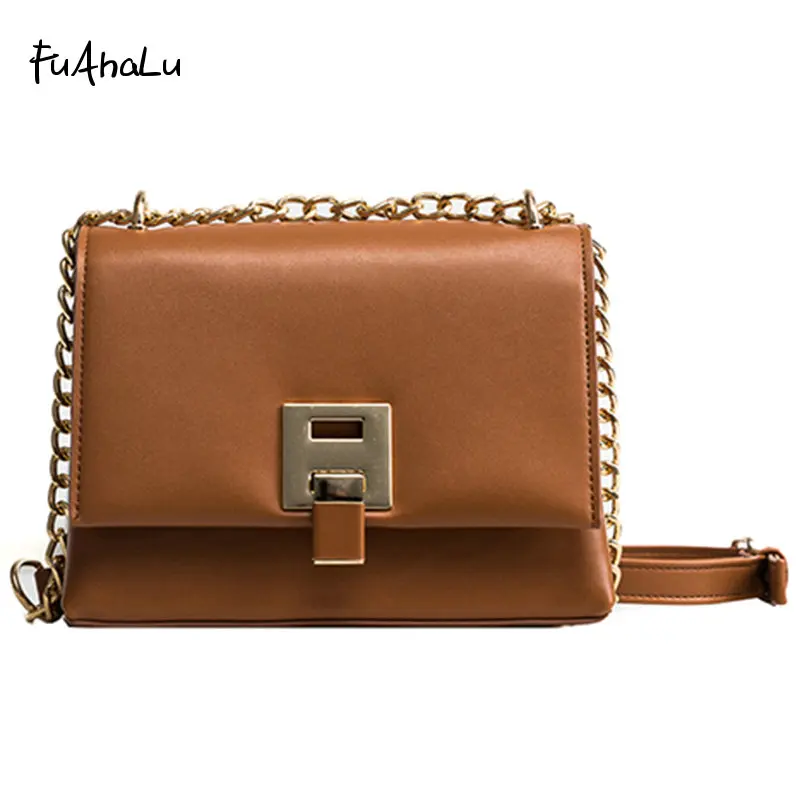 FuAHaLu Women's new stylish simple atmosphere chain Messenger shoulder bag wild lock small square bag
FuAHaLu Women's new stylish simple atmosphere chain Messenger shoulder bag wild lock small square bag