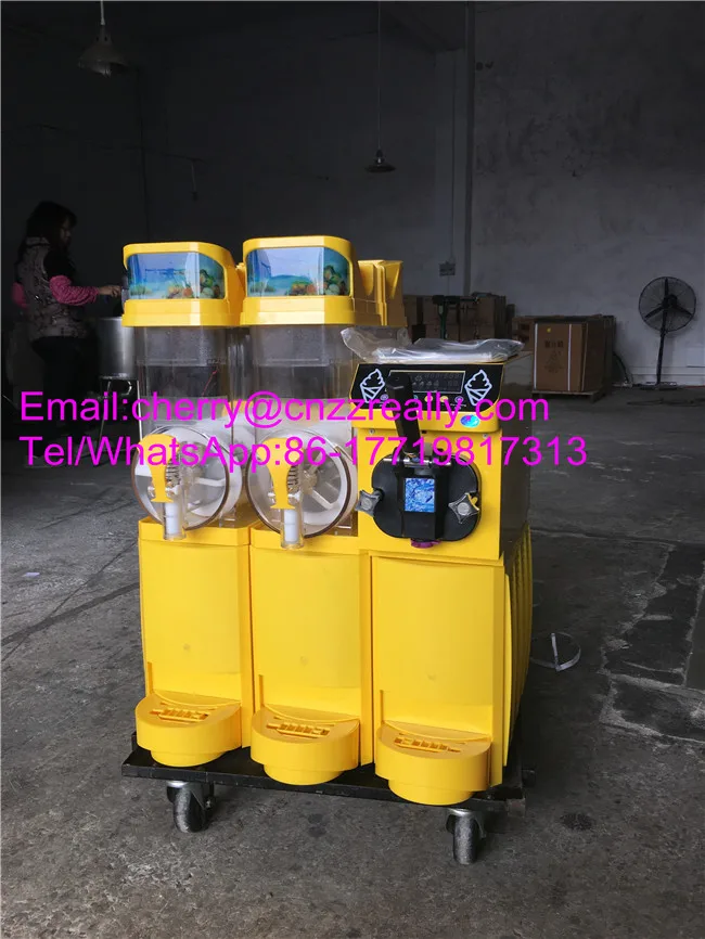Free shipping by sea CFR refrigerant R404 capacity 45L Commmercial small snow melt slush ice slush making machine triple
Free shipping by sea CFR refrigerant R404 capacity 45L Commmercial small snow melt slush ice slush making machine triple