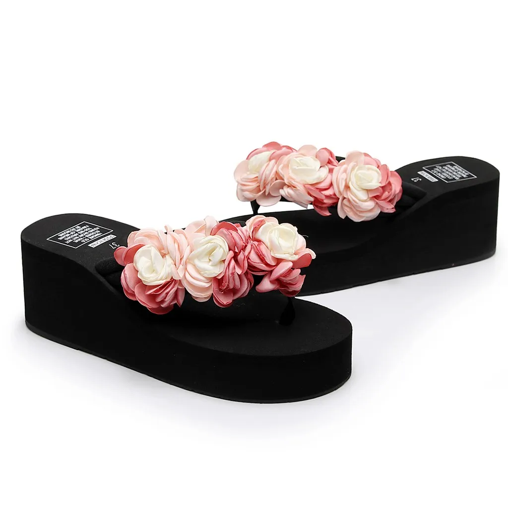 SAGACE Fashion Ladies Slipper Flat with Shoes High 5-8cm Women Slip-on Open Toe Wedges Summer Heels Color Flower Slipper Shoes
SAGACE Fashion Ladies Slipper Flat with Shoes High 5-8cm Women Slip-on Open Toe Wedges Summer Heels Color Flower Slipper Shoes