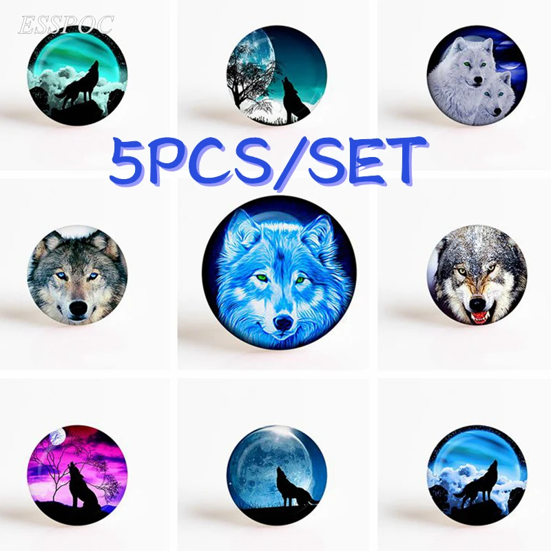5PCS/SET Howling Wolf and Full Moon DIY Handmade 25 mm Round Glass Cabochons for Pendaant Making Fashion Jewelry Accessories
5PCS/SET Howling Wolf and Full Moon DIY Handmade 25 mm Round Glass Cabochons for Pendaant Making Fashion Jewelry Accessories