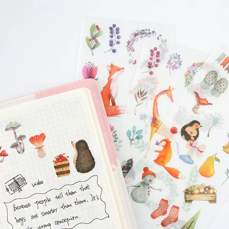 6 sheets/1pack Kawaii Stickers Cute Animals Diary Planner Decorative Mobile Stickers Stationery Scrapbooking DIY Craft Sticker
6 sheets/1pack Kawaii Stickers Cute Animals Diary Planner Decorative Mobile Stickers Stationery Scrapbooking DIY Craft Sticker