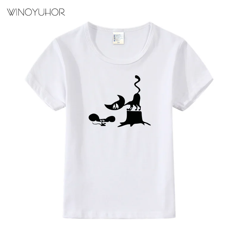 2021 New Summer Baby Cartoon Mouse Cat Printing T-Shirt Cotton For Boy Girl Short Sleeve Tee Tops Clothes Kids Children
2021 New Summer Baby Cartoon Mouse Cat Printing T-Shirt Cotton For Boy Girl Short Sleeve Tee Tops Clothes Kids Children