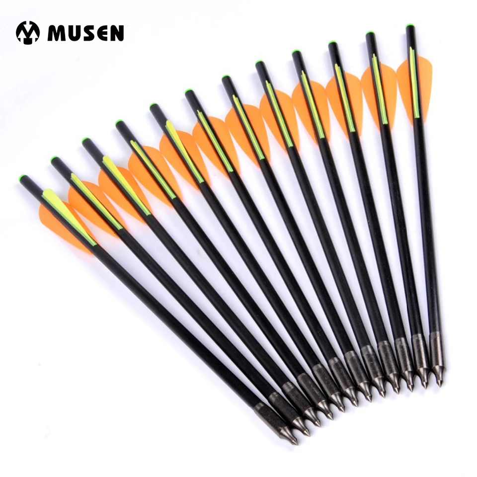 6/12/24pcs 13 inch Fiberglass Arrows OD 8mm with Plastic Arrowfeather for Bow Archery Hunting Shooting
6/12/24pcs 13 inch Fiberglass Arrows OD 8mm with Plastic Arrowfeather for Bow Archery Hunting Shooting