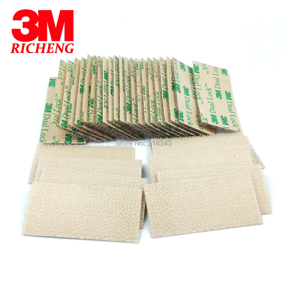 (25.4MM*50.8MM) 3M SJ4570 Clear Low Profile Fastener Dual Lock Tape With Mushroom Shaped Stems, 20pcs/lot 
(25.4MM*50.8MM) 3M SJ4570 Clear Low Profile Fastener Dual Lock Tape With Mushroom Shaped Stems, 20pcs/lot