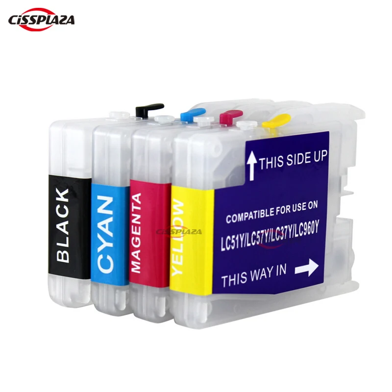 CISSPLAZA многоразовый чернильный картридж с многоразовым чернильным картриджем для Brother LC37 57 970 1000
CISSPLAZA многоразовый чернильный картридж с многоразовым чернильным картриджем для Brother LC37 57 970 1000