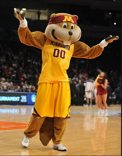 OISK костюм талисмана Goldy the Gopher на заказ Хэллоуин Рождество День рождения карнавал