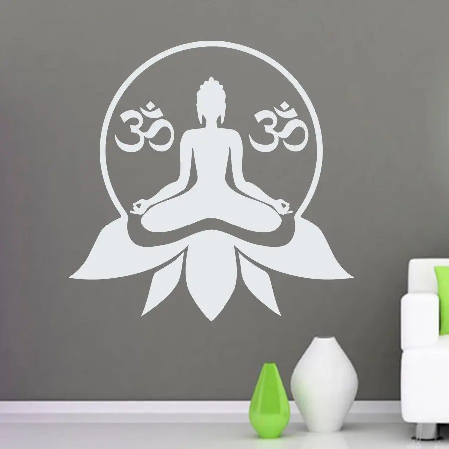 Om Sign Wall Decal Lotus Flower Pattern Yoga Studio Wall Stickers Vinyl Meditation Home Interior Buddha Art Mural Decor SYY949
Om Sign Wall Decal Lotus Flower Pattern Yoga Studio Wall Stickers Vinyl Meditation Home Interior Buddha Art Mural Decor SYY949