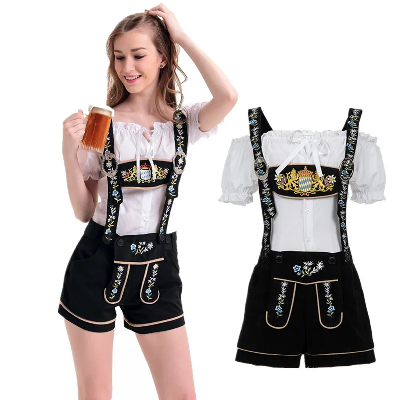 Adult Women's Oktoberfest Costume Lederhosen Bavarian Octoberfest German Beer Girl Costume
Adult Women's Oktoberfest Costume Lederhosen Bavarian Octoberfest German Beer Girl Costume