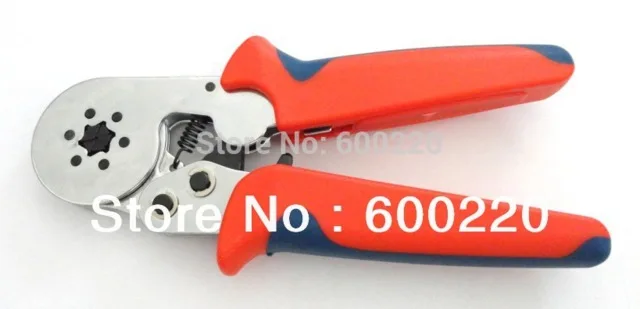 Self-adjusting crimping plier for crimping cable ferrules/bootlace/wire end sleeves 0.25-6mm2
Self-adjusting crimping plier for crimping cable ferrules/bootlace/wire end sleeves 0.25-6mm2