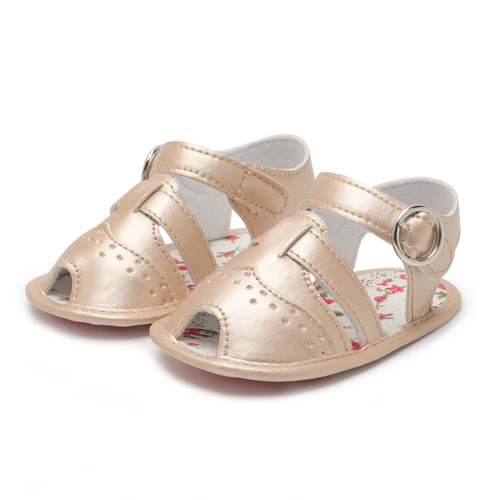 Для новорожденных летние сандалии дышащие Sandale хлопок Модная одежда для детей