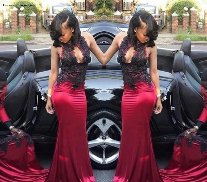 Mermaid Prom Dresses 2019 South African Black Girls High Neck Applique Pageant Graduation Wear Evening Party Gowns Plus Size
Mermaid Prom Dresses 2019 South African Black Girls High Neck Applique Pageant Graduation Wear Evening Party Gowns Plus Size