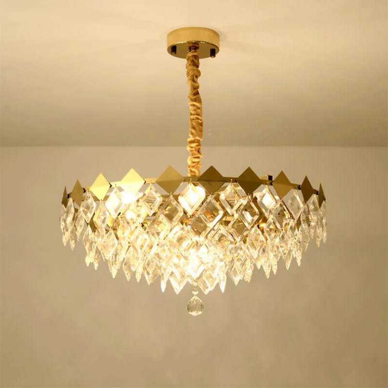 Modern crystal chandelier hotel villa duplex building engineering lighting restaurant living room bedroom simple lighting
Modern crystal chandelier hotel villa duplex building engineering lighting restaurant living room bedroom simple lighting