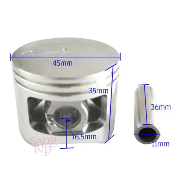 NEW 45MM CYLINDER PISTON & FULL GASKET SET FIT CHINESE CHAINSAW 5200 52CC TAURUS
NEW 45MM CYLINDER PISTON & FULL GASKET SET FIT CHINESE CHAINSAW 5200 52CC TAURUS