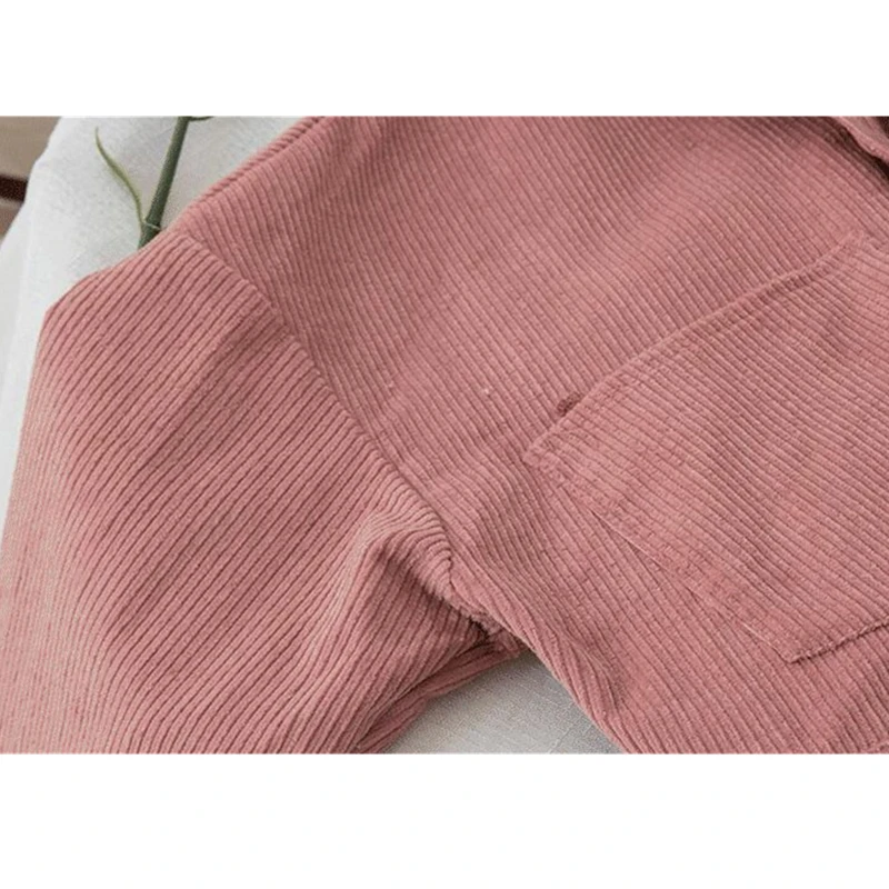 Fashion Women Two Piece Set Ladies Pink Corduroy Jacket Skirt Casual Women Set Autumn Short Skirt Corduroy Coat Loose 2pcs Suit
Fashion Women Two Piece Set Ladies Pink Corduroy Jacket Skirt Casual Women Set Autumn Short Skirt Corduroy Coat Loose 2pcs Suit