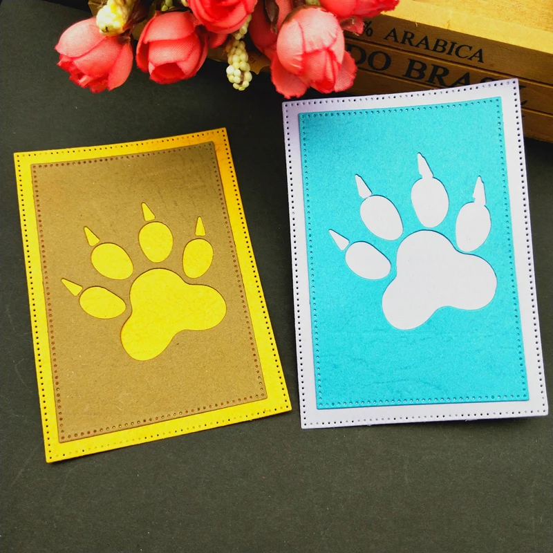 SCD939 Dog Footprint Metal Cutting Dies For Scrapbooking Stencils DIY Album Cards Decoration Embossing Folder Die Cuts Tools New
SCD939 Dog Footprint Metal Cutting Dies For Scrapbooking Stencils DIY Album Cards Decoration Embossing Folder Die Cuts Tools New