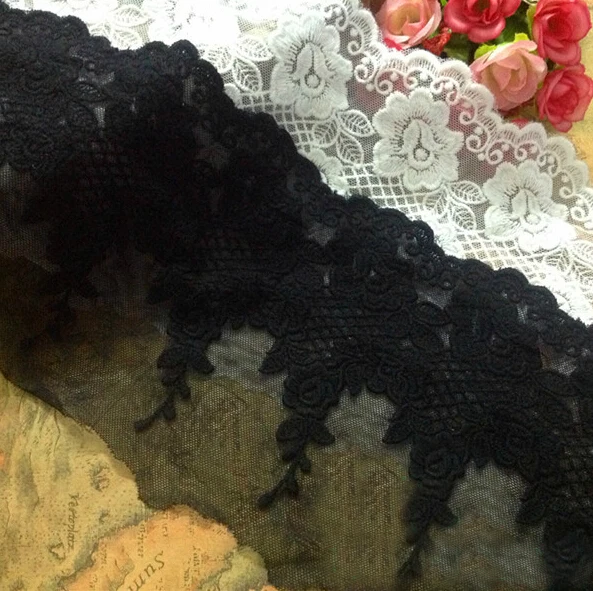 5 yard/lot width 5.51" 14cm/8.27" 21cm ivory/black/beige mesh embroidered lace trim ribbon 1024249L4K230
5 yard/lot width 5.51" 14cm/8.27" 21cm ivory/black/beige mesh embroidered lace trim ribbon 1024249L4K230