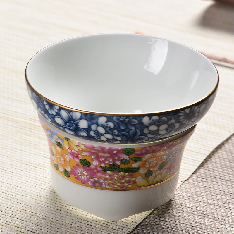 Creative Hand Painted Enamel Color Tea Strainers Chinese Kung Fu Tea Set Accessories Tea Drain Coffee Milk Filter Teaware Gifts 
Creative Hand Painted Enamel Color Tea Strainers Chinese Kung Fu Tea Set Accessories Tea Drain Coffee Milk Filter Teaware Gifts