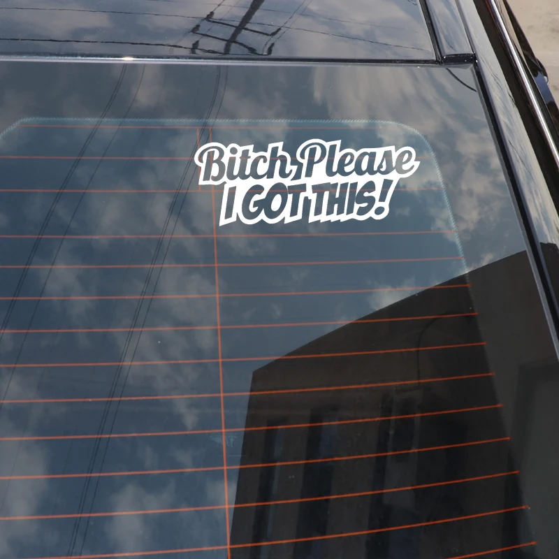 QYPF 17.7cm*6.9cm Please I Got This Funny Vinyl Waterproof Car Sticker Decal Black Silver C15-1591
QYPF 17.7cm*6.9cm Please I Got This Funny Vinyl Waterproof Car Sticker Decal Black Silver C15-1591
