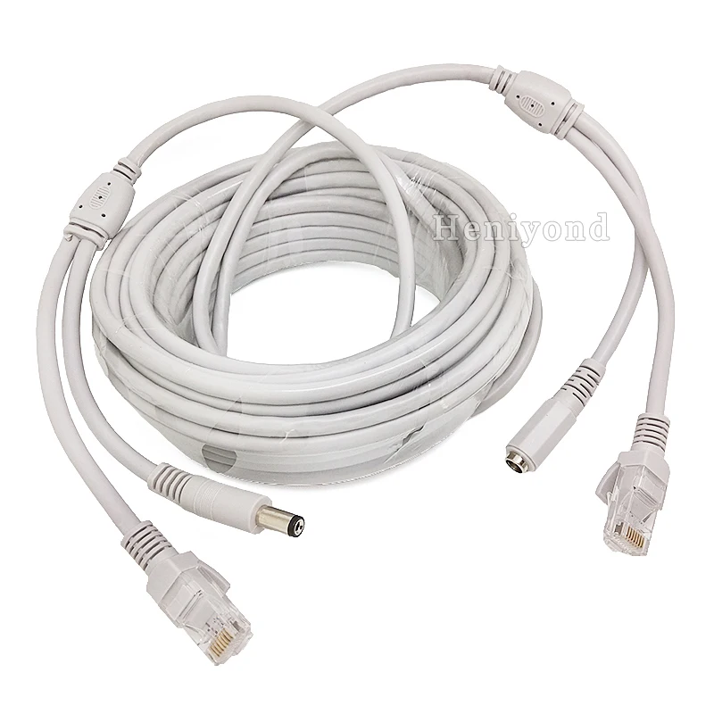 RJ45 Ethernet кабель Cat5e DC Power Cat5 интернет сеть LAN ПК компьютер для Wi Fi IP камера системы