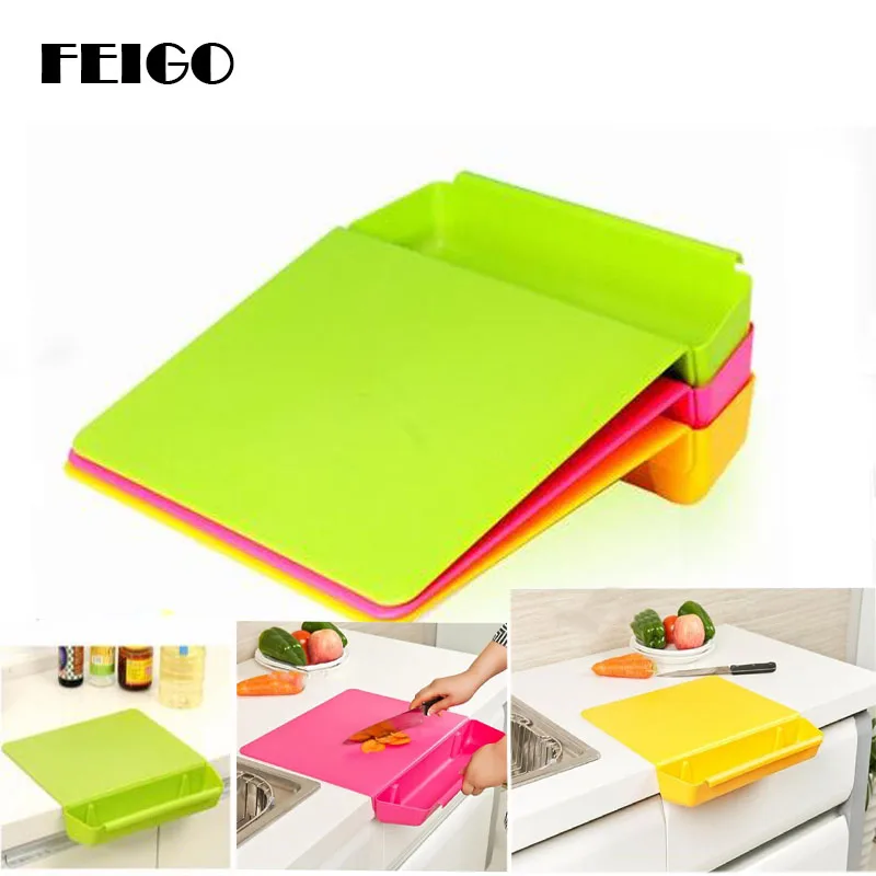 FEIGO Creative Non-slip Folding Cutting Board 2in1 Foldable Chopping Board Camping Antibacteria Chopping Board Kitchen Mat F310
FEIGO Creative Non-slip Folding Cutting Board 2in1 Foldable Chopping Board Camping Antibacteria Chopping Board Kitchen Mat F310