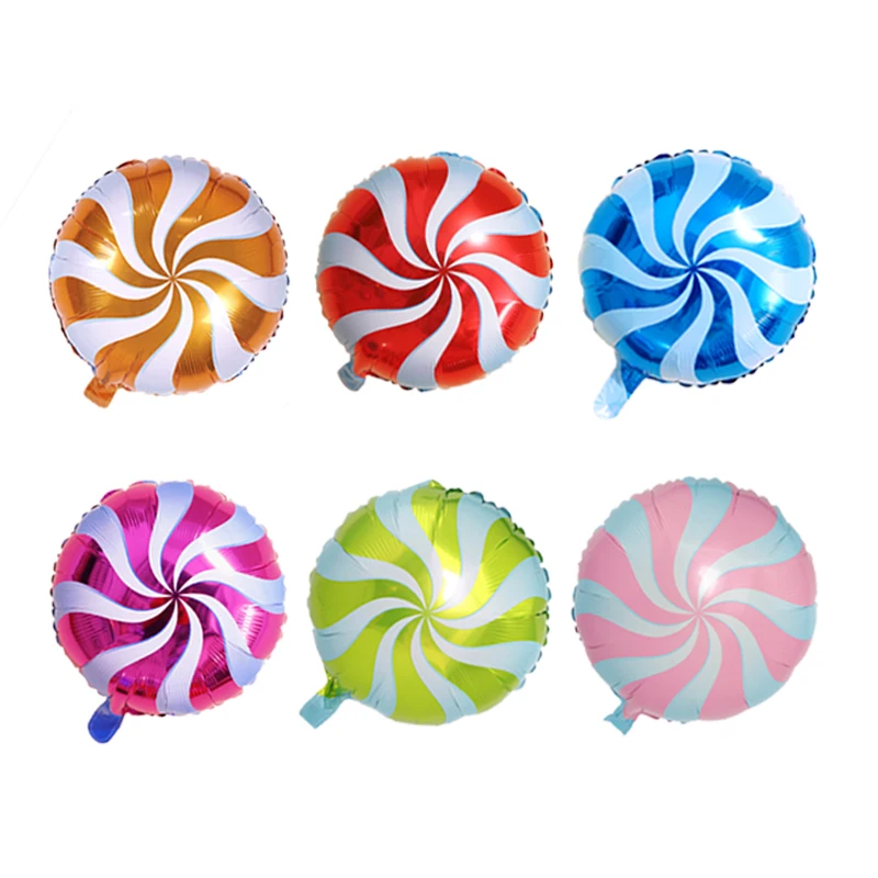 18inch Lollipop Balloons Boy Girl Candy Windmill Foil Balloon Birthday Party Decorations Kids Wedding Decoration Event Supplies | Дом и сад