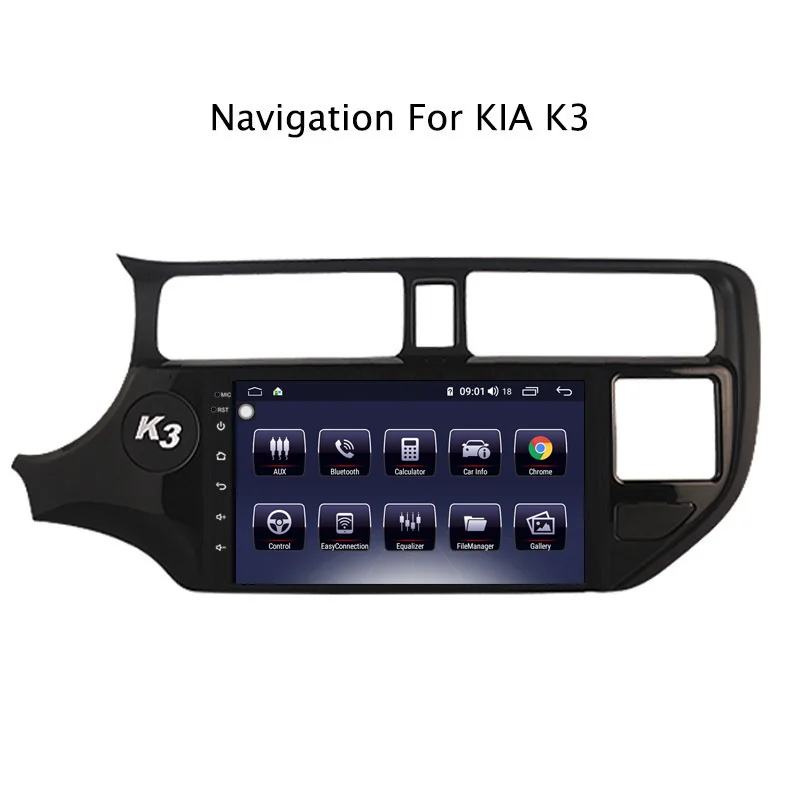 9 "Android 8 1 core 4G ram 64G rom gps навигация автомобильное радио для Kia K3 2016 2018 с Carplay/4G