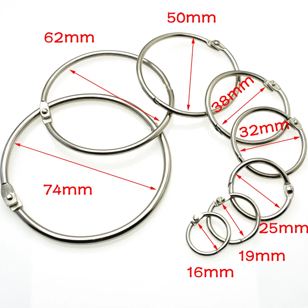 Ring Binder DIY Albums Loose-leaf Book Hoops Opening O Ring Locking Keychain Office Binding Supplies Metal Craft Parts
Ring Binder DIY Albums Loose-leaf Book Hoops Opening O Ring Locking Keychain Office Binding Supplies Metal Craft Parts