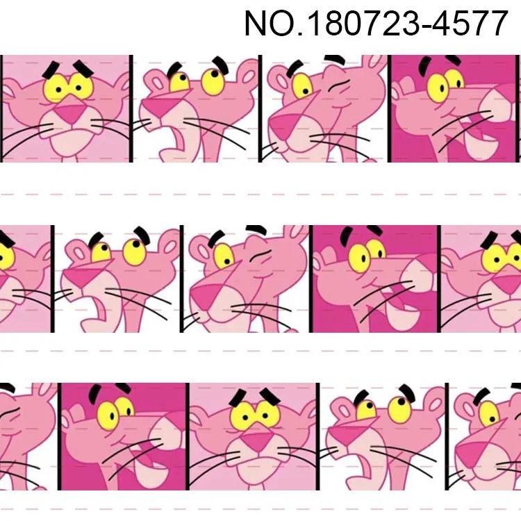 10yards - Different sizes -Cartoon panther printed Grosgrain ribbon -Pink animal ribbon
10yards - Different sizes -Cartoon panther printed Grosgrain ribbon -Pink animal ribbon