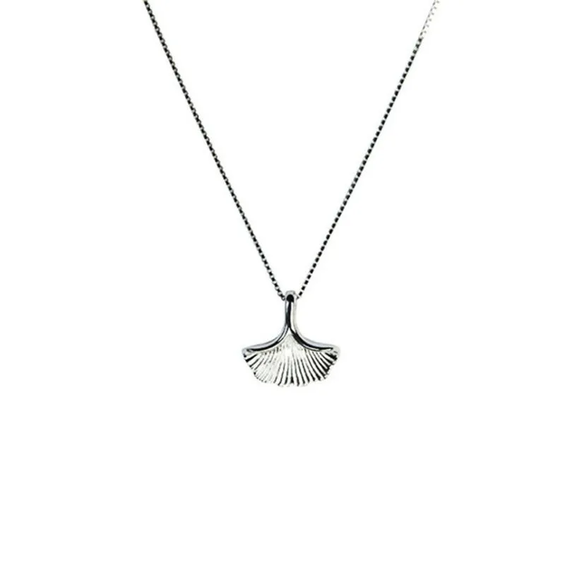 New Simple Beautiful Ginkgo Plant 925 Sterling Silver Fashion Jewelry Temperament Leaf Sweet Personality Pendant Necklaces N4
New Simple Beautiful Ginkgo Plant 925 Sterling Silver Fashion Jewelry Temperament Leaf Sweet Personality Pendant Necklaces N4
