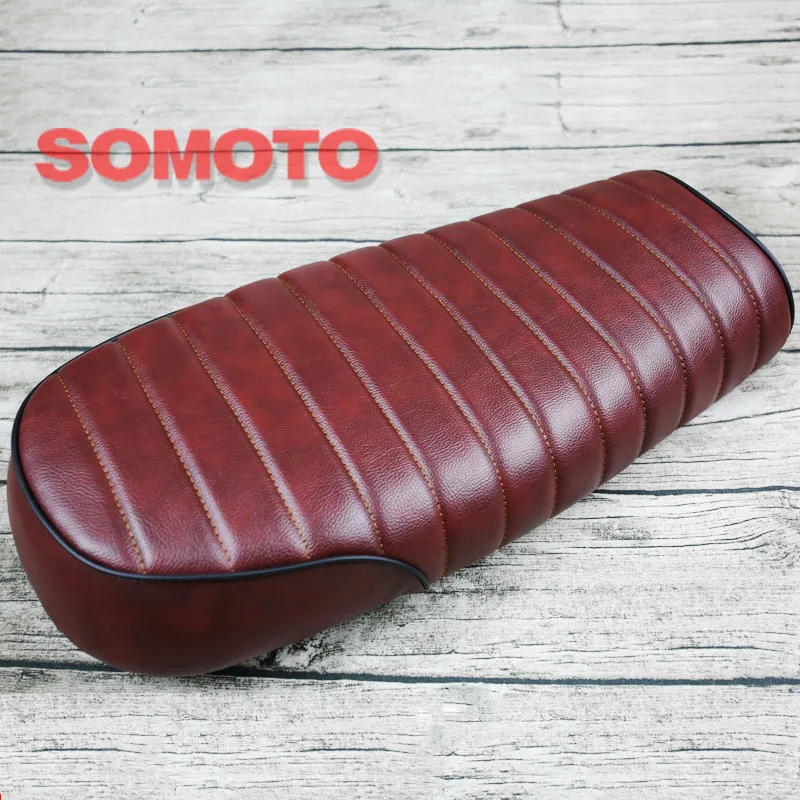 Promotion Price 530mm Universal Vintage Motorcycle seat Cushion Flat Stripe motorcycle Suture Seat Brown Cushion for CG125
Promotion Price 530mm Universal Vintage Motorcycle seat Cushion Flat Stripe motorcycle Suture Seat Brown Cushion for CG125