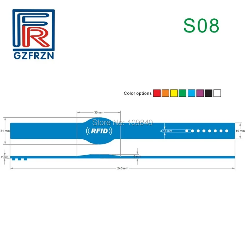 100pcs/lot S08 style LF 125khz Adjustable RFID silicone bracelet/wristband/ID card with TK4100 EM4100 chip for access control
100pcs/lot S08 style LF 125khz Adjustable RFID silicone bracelet/wristband/ID card with TK4100 EM4100 chip for access control
