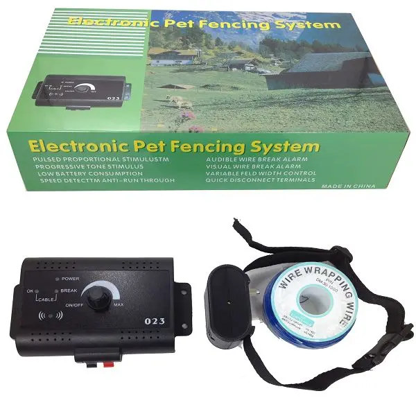 2017 PET SHOCK for 1 dog In-Ground dogs Electric Fencing System Pet Dog Training Collar free shipping
2017 PET SHOCK for 1 dog In-Ground dogs Electric Fencing System Pet Dog Training Collar free shipping