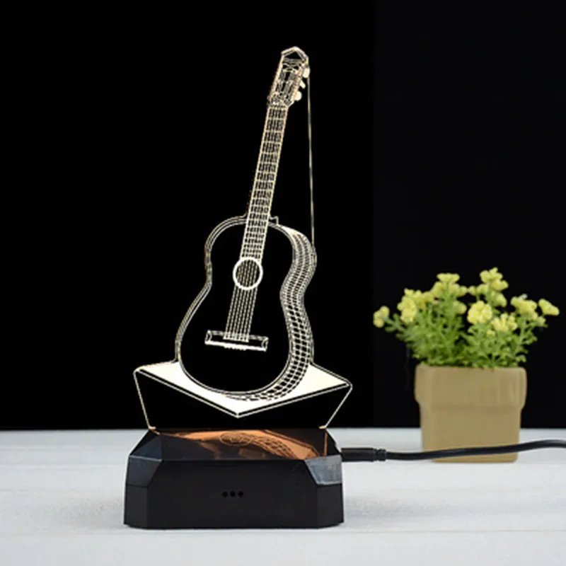 3D Creative Acylic lighting jellyfish cartoon luminous lamp led violin type creative lamp night lighting
3D Creative Acylic lighting jellyfish cartoon luminous lamp led violin type creative lamp night lighting