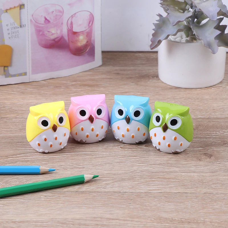 1 шт. Kawaii точилка для карандаша в виде совы нож резки рекламный подарок Канцтовары