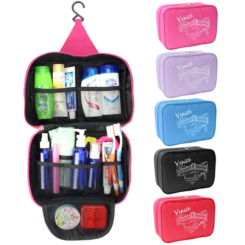High Quality Portable Toiletry Bag Women Cosmetic Organizer Pouch Hanging Wash Bags Makeup Bags
High Quality Portable Toiletry Bag Women Cosmetic Organizer Pouch Hanging Wash Bags Makeup Bags