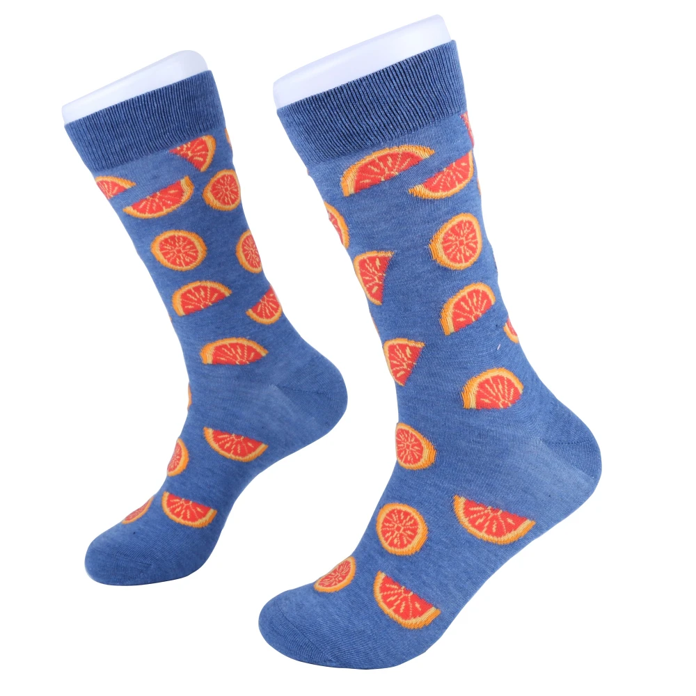 Новые забавные Женские носочки мужские художественные носки с рисунком фруктов