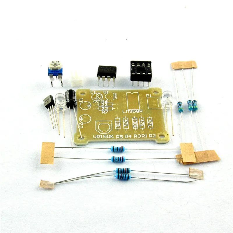 LM358 breathing light parts / electronic DIY fun making kit 5mm flashing light electronic production suite
LM358 breathing light parts / electronic DIY fun making kit 5mm flashing light electronic production suite