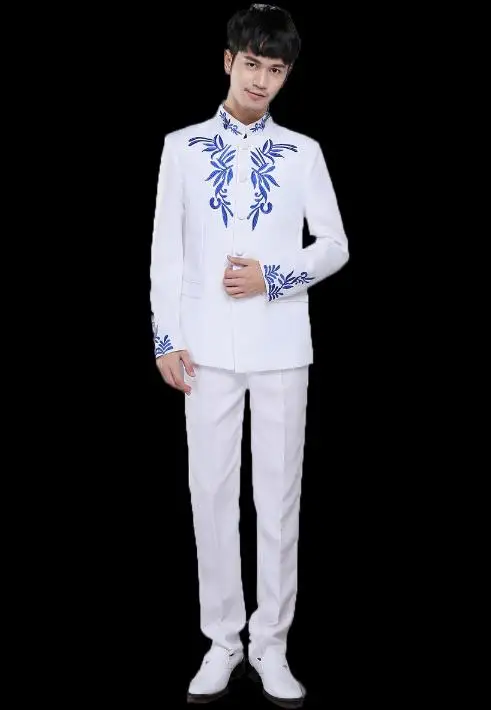 Blazer men formal dress latest coat pant designs suit men costume singer dance stage wedding suits for men's clothing red blue
Blazer men formal dress latest coat pant designs suit men costume singer dance stage wedding suits for men's clothing red blue