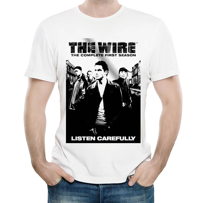 The Wire T Shirt White Color Mens Fashion Short Sleeve Movie Logo T-shirt Tops Tees Casual Unisex Clothes Trendy Garment
The Wire T Shirt White Color Mens Fashion Short Sleeve Movie Logo T-shirt Tops Tees Casual Unisex Clothes Trendy Garment